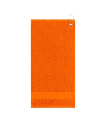 Serviette De Golf Taille Unique Orange L-Merch