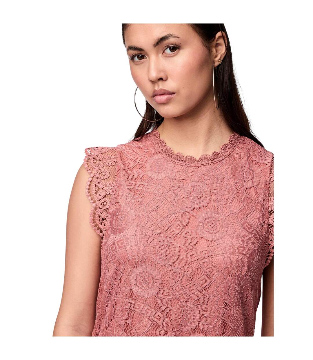 Robe Courte Décontracté Olline Femme Rose Canyon Pieces-4