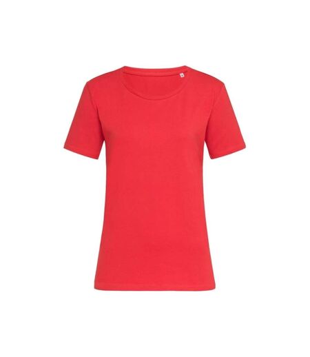 T-shirt Femme Rouge Écarlate Stedman