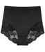 Womens/ladies Brigette Mid Rise Shaping Briefs Black Dorina-2