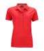 Polo femme manches courtes JN707 - rouge clair-1
