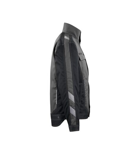 Mens Unique Mainz Jacket Dark Anthracite Black Mascot