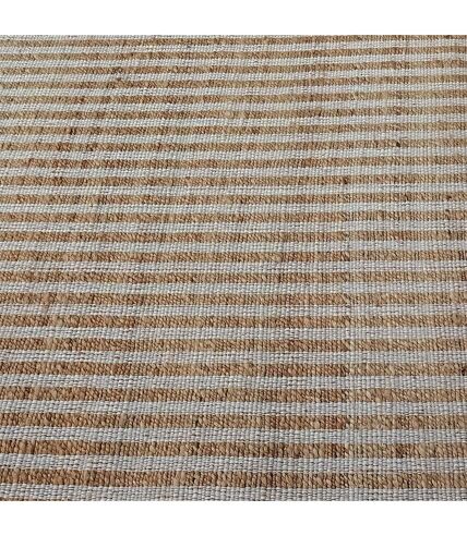 Tapis jute fait main motif faux uni VERTYJUTE