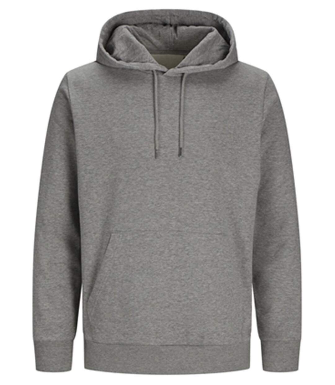 Sweat à capuche - JACK&JONES - Unisexe - JJ3902 - gris clair mélange