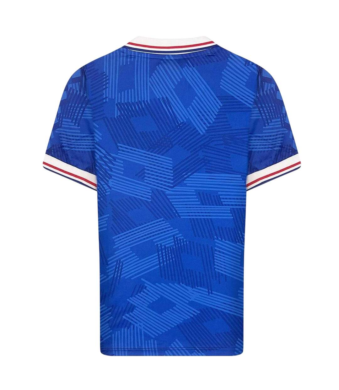 Mens Short-sleeved Football Shirt Blue White Netherlands-2