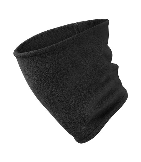 Unisex adult fleece neck warmer one size black/white Nike