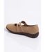 Ballerines scratchées cuir fabriquées en France-2