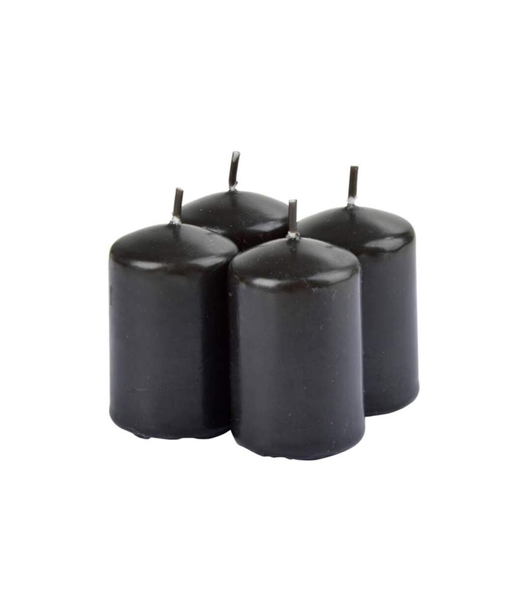 Lot de 4 Bougies Pilier Essentiel II 6cm Bois de Santal-1