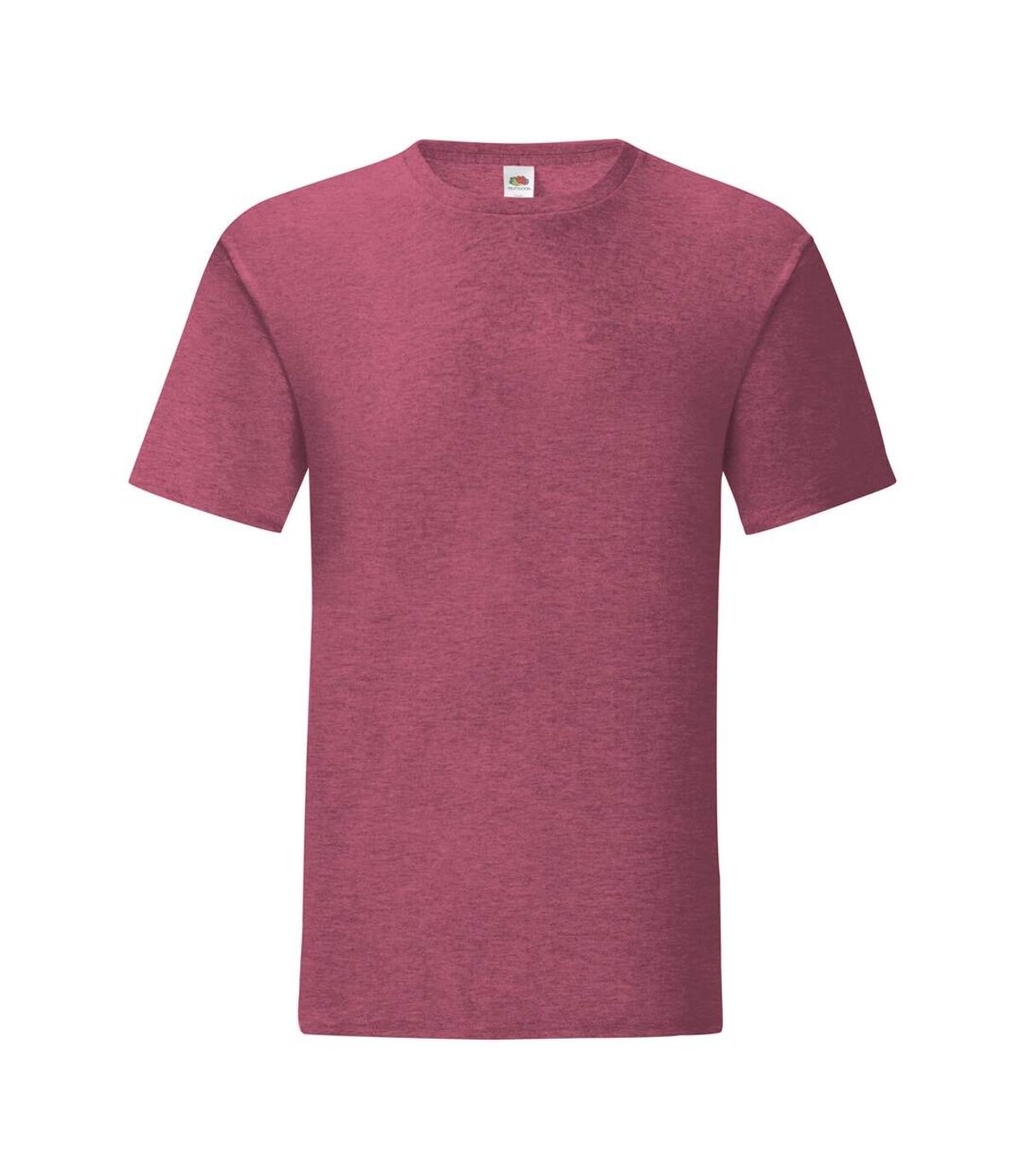 Fruit Of The Loom Mens Iconic T-Shirt (Pack of 5) (Heather Burgundy)