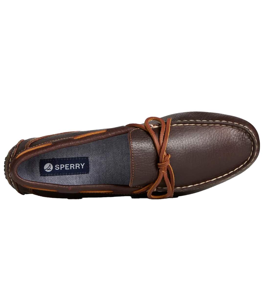 Mens Davenport 1-eye Leather Loafers Amaretto Sperry-4