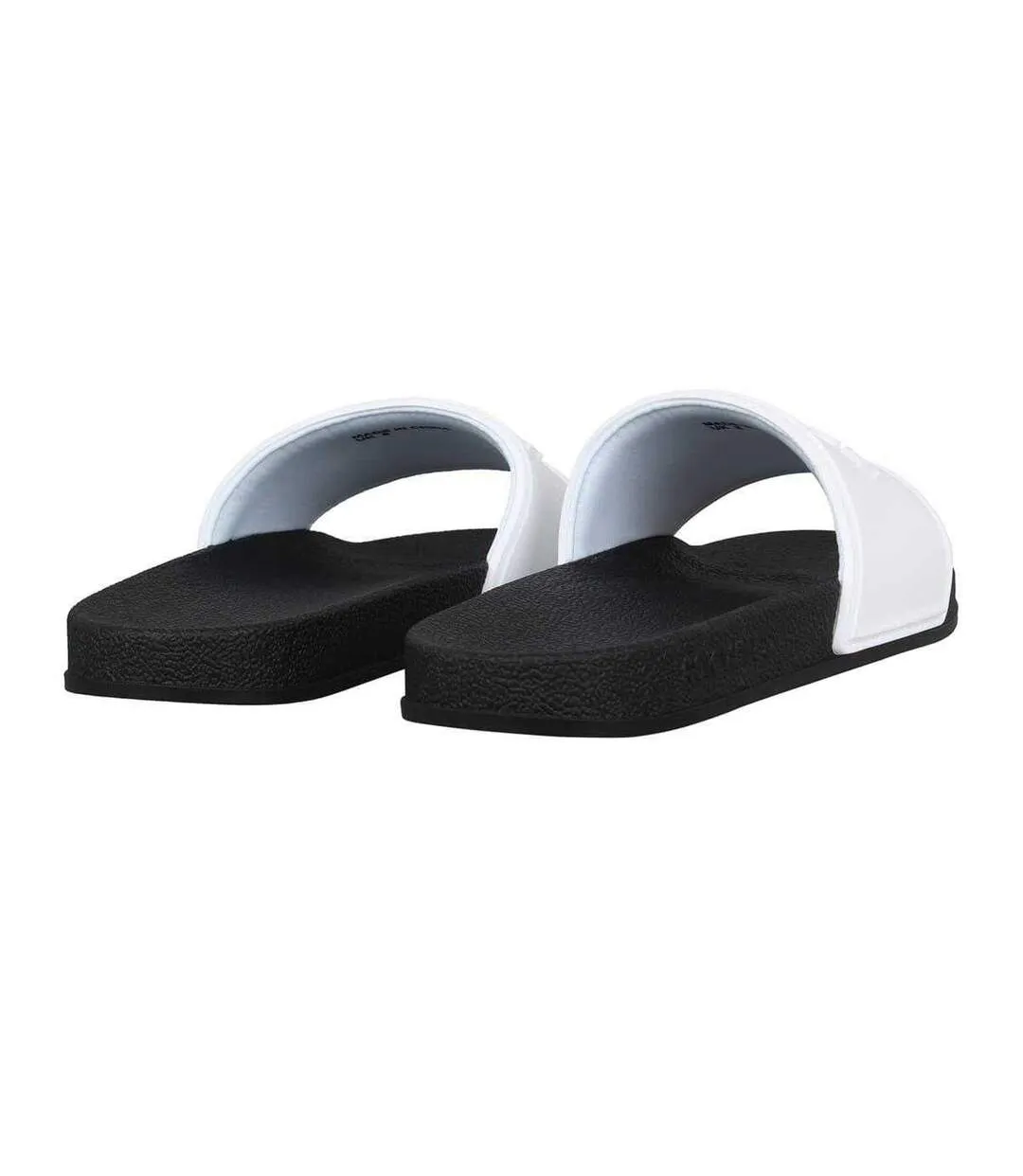 Mens Logo Sliders White Black Jack Wills-2