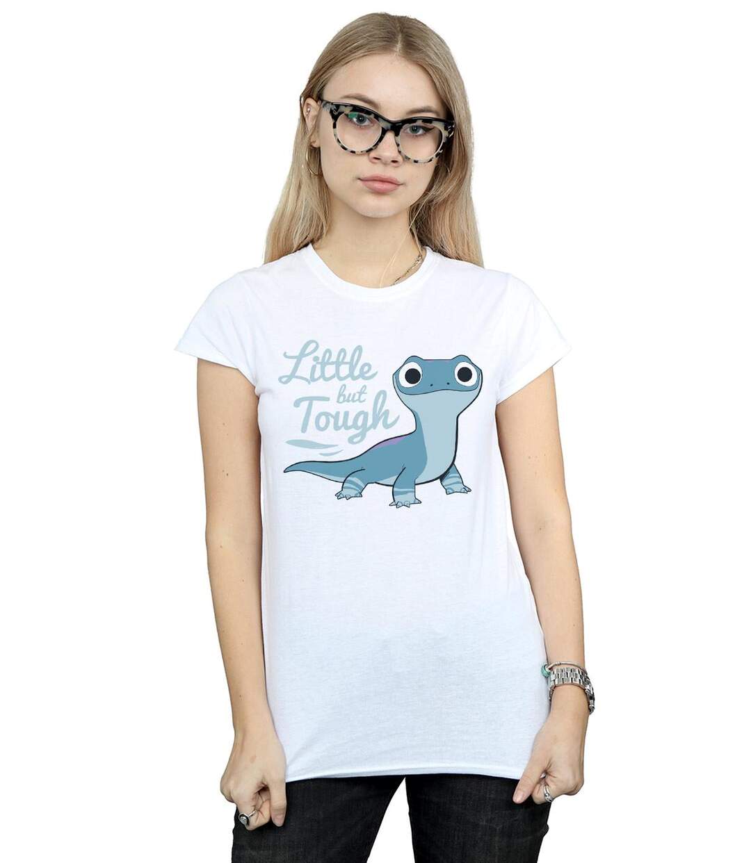 Disney Femme/Les femmes Frozen 2 Salamander Bruni Tough Cotton T-Shirt (Blanc) - UTBI21860-2