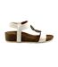 Sandales barwell femme blanc Lunar