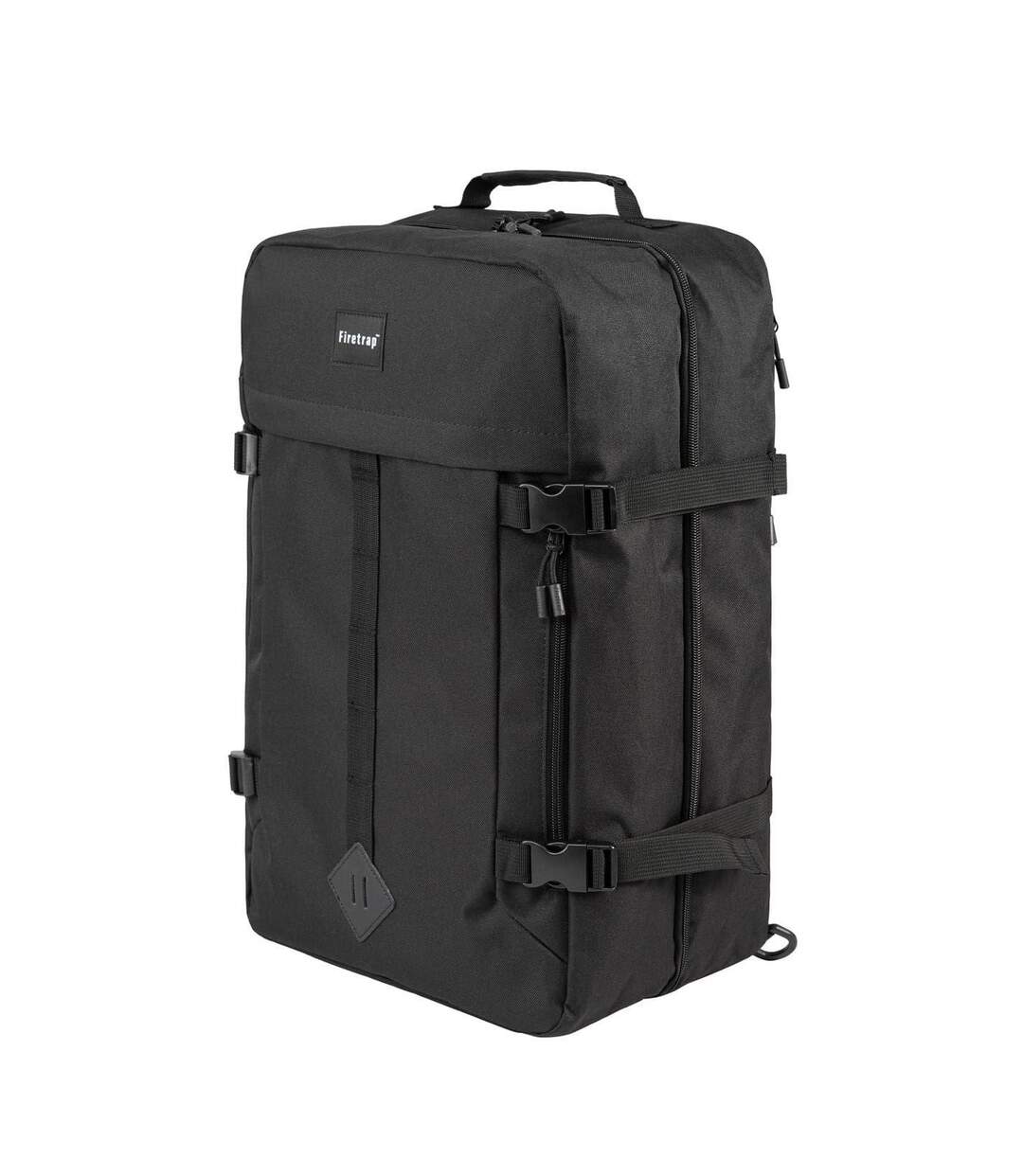 Travel Backpack One Size Black Charcoal Marl Firetrap-3