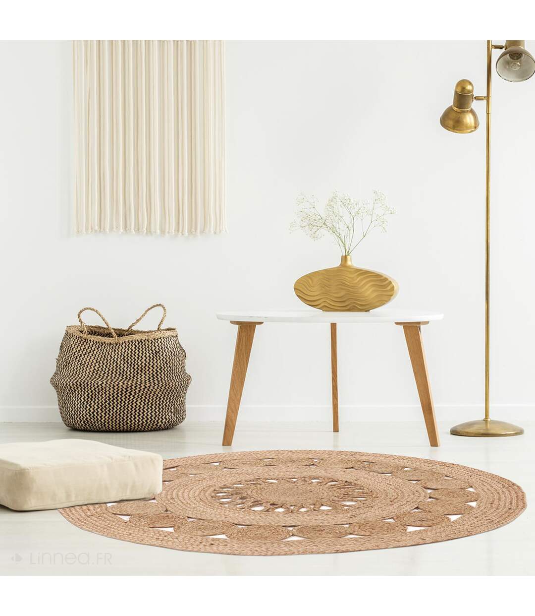 Tapis rond en jute collection NÎMES-2