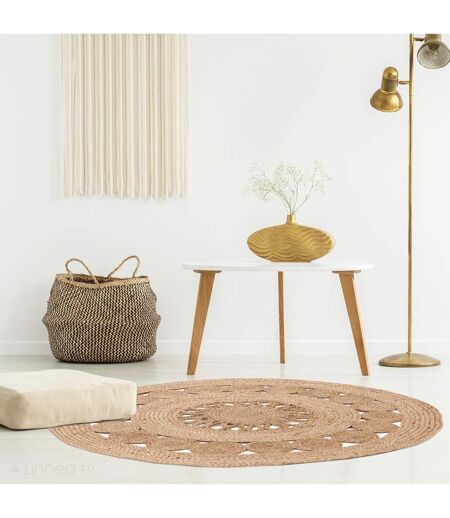 Tapis rond en jute collection NÎMES