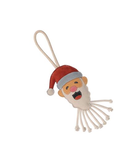 Santa claus christmas dog toy one size white/red Benji & Flo