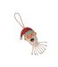 Santa claus christmas dog toy one size white/red Benji & Flo-3