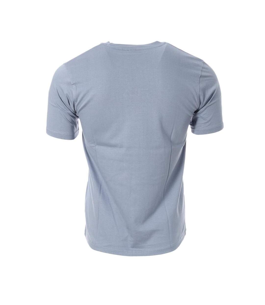 T-shirt bleu clair homme fila embroidere - l-2