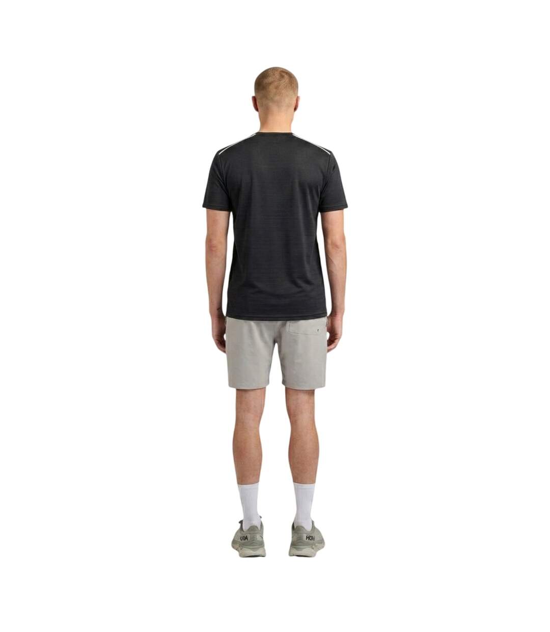 T-shirt Motif/style Tech Ban Homme Noir ALTRYN-2