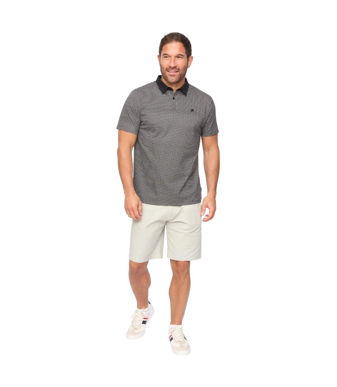 Polo Calvert Homme Noir Bewley & Ritch-1