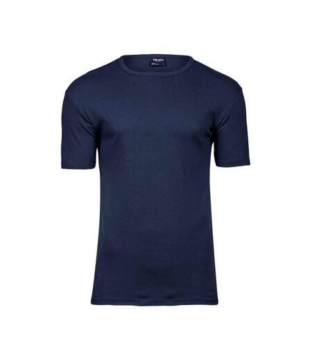 Mens Interlock T-shirt Navy Tee Jays