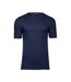 Mens Interlock T-shirt Navy Tee Jays-1