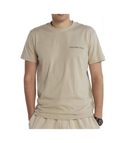 T-shirt Beige Homme Calvin Klein Jeans Tape Tee - XS