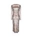 Robe Longue D-martel Femme Noir Gris Bleu Denim Diesel-2