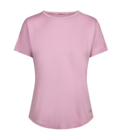 Womens/ladies muskwa knitted t-shirt pink peony Trespass