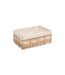 Lot de 4 Cagettes en Rotin Rosy 48cm Naturel-4