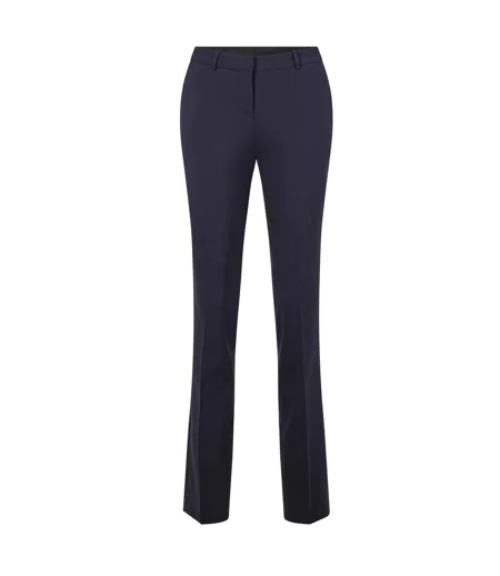 Womens/ladies Tamea Trousers Blue Boss