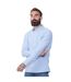Mens Basic Oxford Cotton Button-down Shirt Blue Firetrap-1