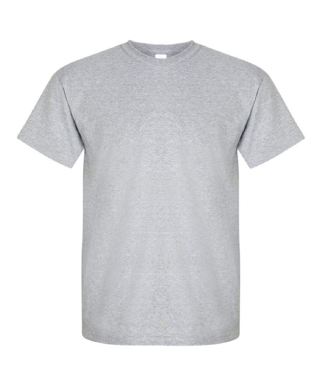 T-shirt à manches courtes homme gris sport Gildan-1