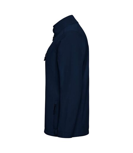 Mens Nebraska Soft Shell Jacket Navy Blue Roly