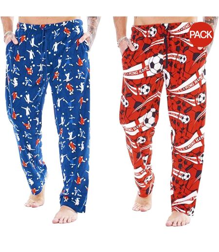 Pack Of 2  Mens It´s Coming Home Lounge Pants  Multicoloured England Football