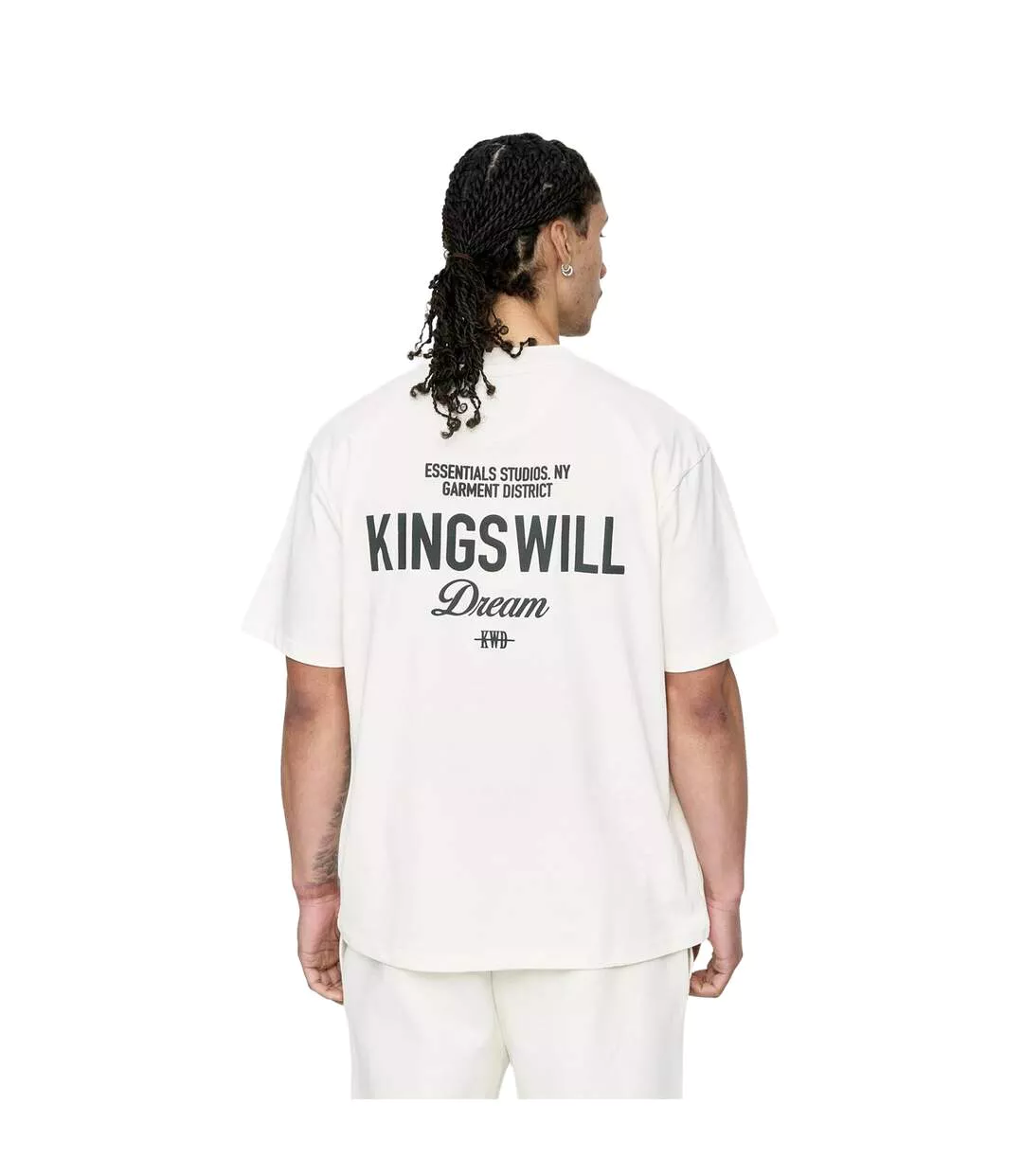 Mens Studio Garment District T-shirt White Kings Will Dream-3
