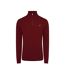 Pull Motif/style Maille Torsadée Homme Rouge Gant-1