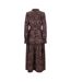 Robe Chemisier Mi-longue Femme Marron Nobody´s Child-2