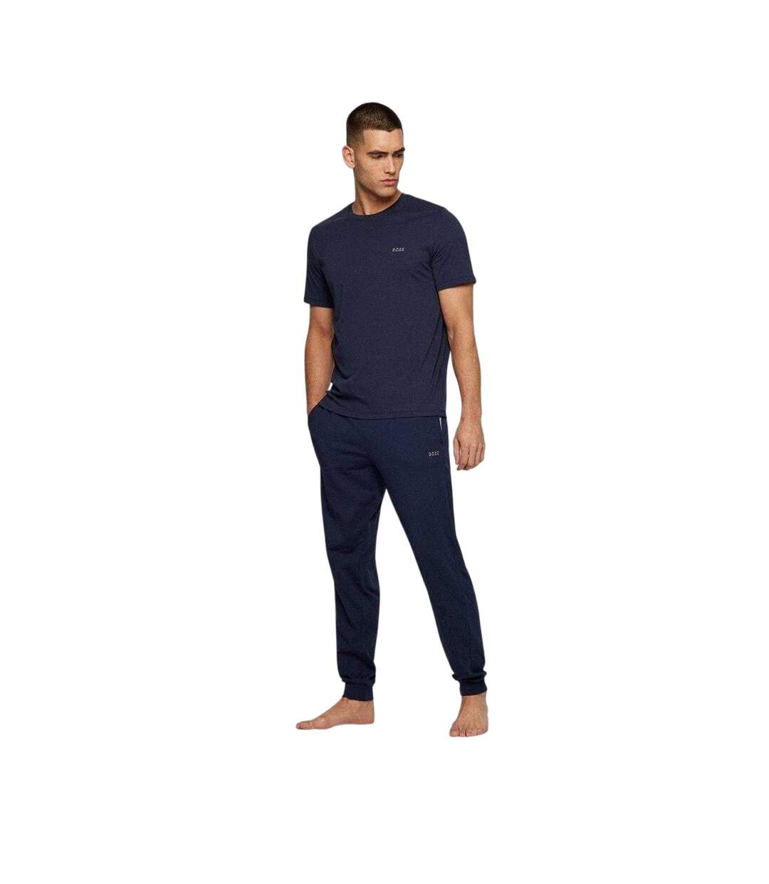 T-shirt Manches Courtes Mixmatch Homme Bleu Marine Boss-1