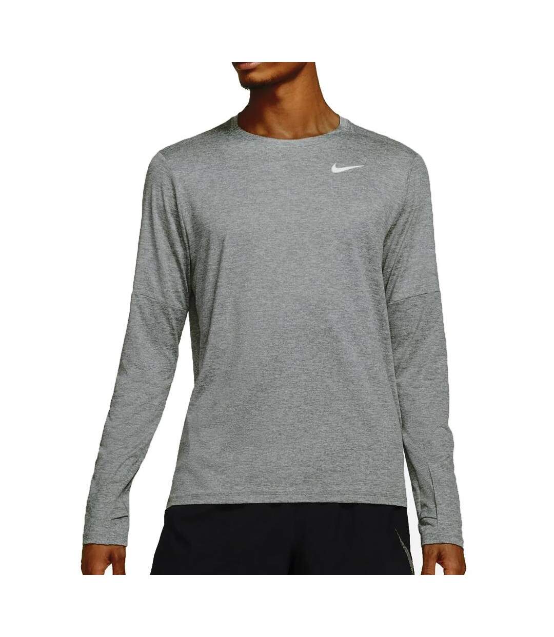 T-shirt Manches Longues Grise Homme Nike Elmnt Crew - L-1