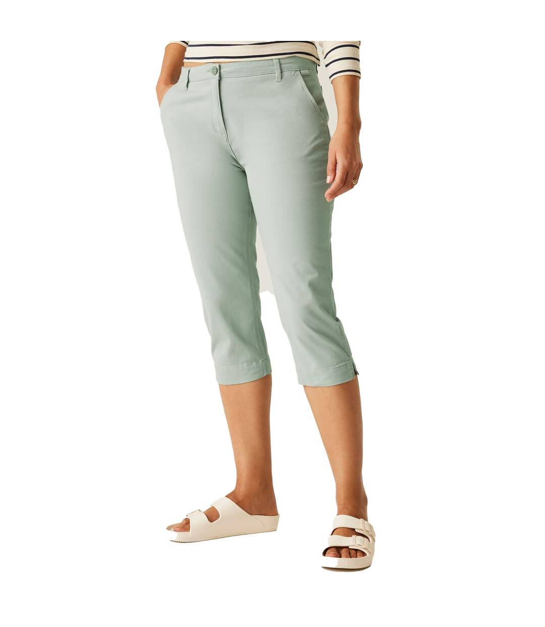 Womens/ladies Bayletta Capri Trousers Glacier Regatta-2