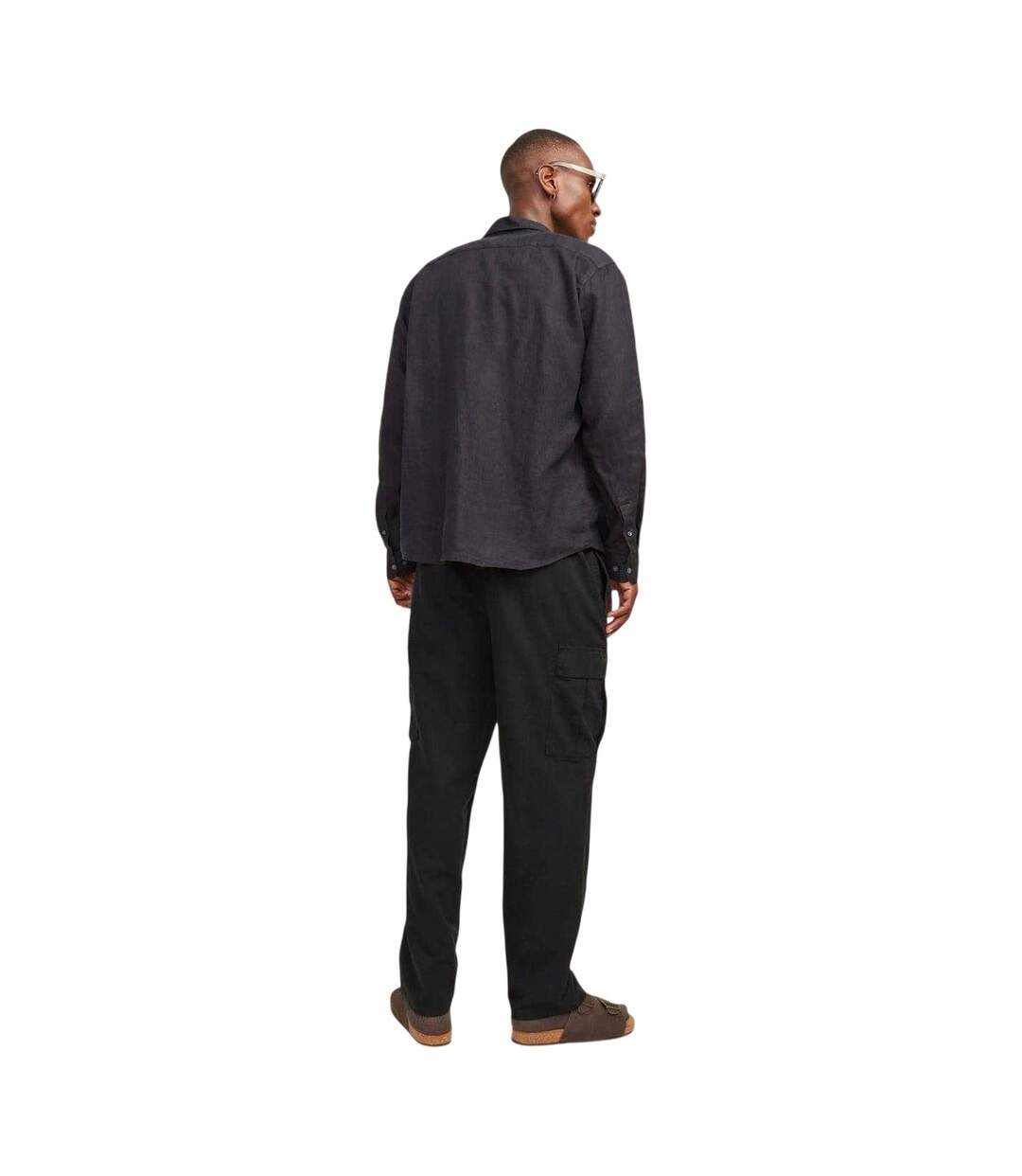 Pantalon À Poches Karl Combat Homme Noir Jack And Jones-3