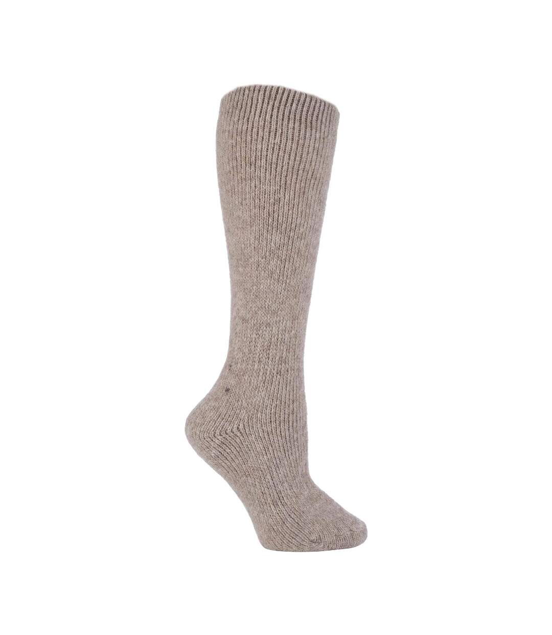 Chaussettes Femme Thermiques Laine Hautes Longues-1