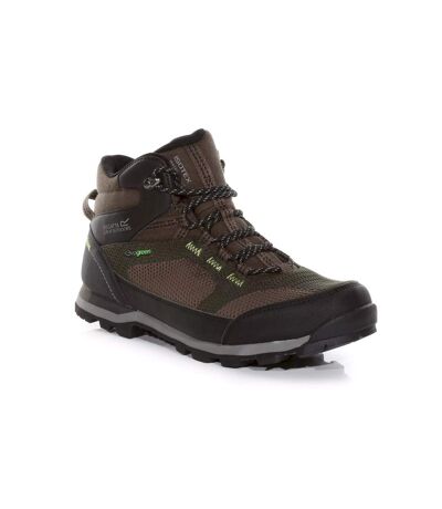 Regatta Mens Blackthorn Evo Walking Boots (Dark Khaki/Kiwi) - UTRG8429