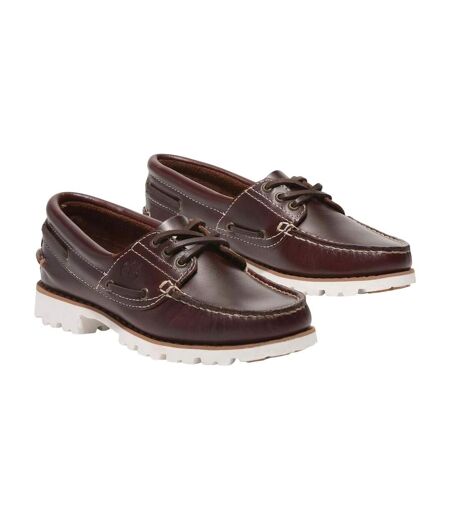 Mens Classic Leather Boat Shoes Brown Timberland