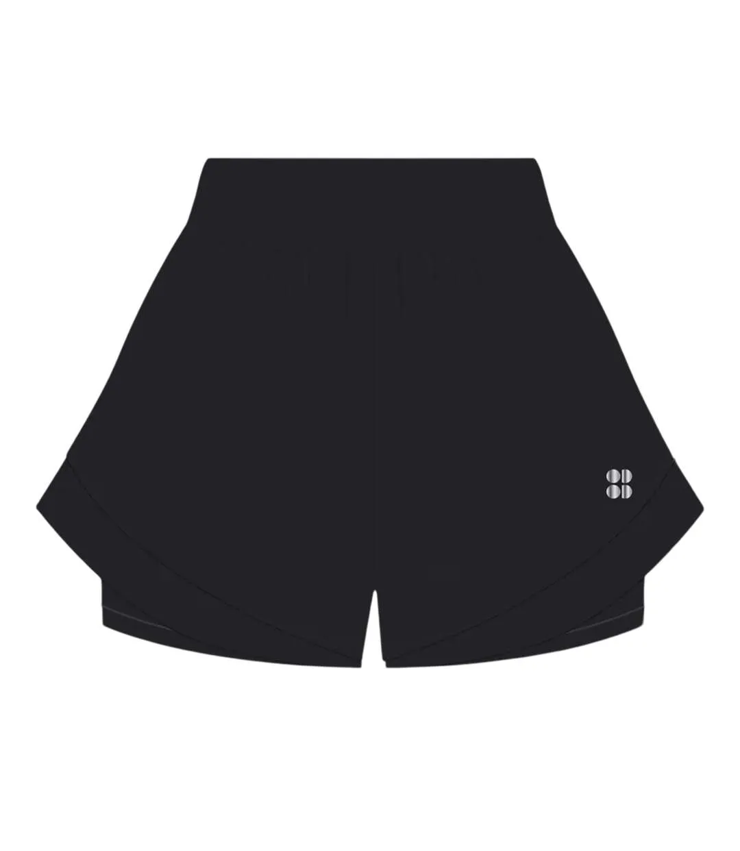 Short De Course Tempo Femme Noir Sweaty Betty-2