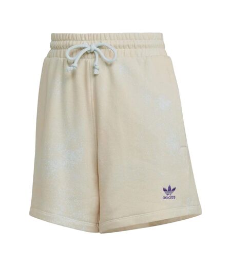 Short De Jogging Motif/style Logo Femme Bleu Jaune Adidas