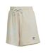 Short De Jogging Motif/style Logo Femme Bleu Jaune Adidas-2