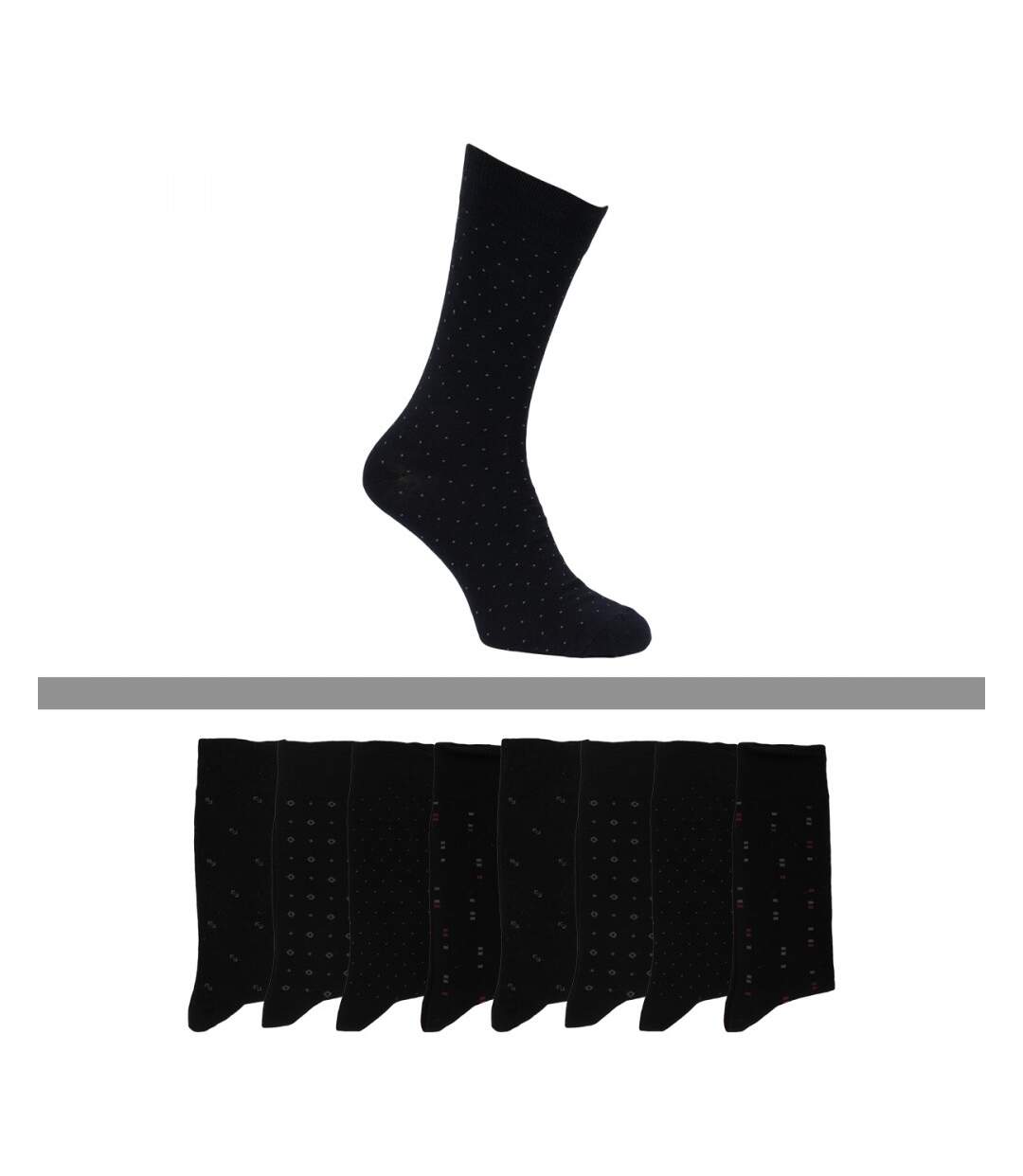 Chaussettes homme lot de 8-1